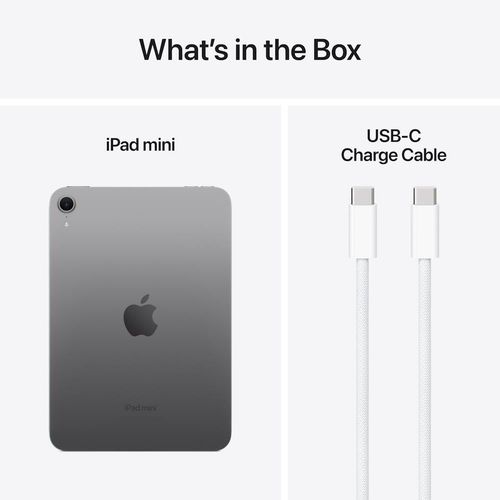 купить Планшетный компьютер Apple iPad mini 7 2024 Wi-Fi 128GB Space Grey MXN63 в Кишинёве 