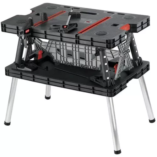 купить Стационарный инструмент Keter 57971 Banca de lucru pliabila Folding Work 85x55x75cm, max.453kg, neagra в Кишинёве 