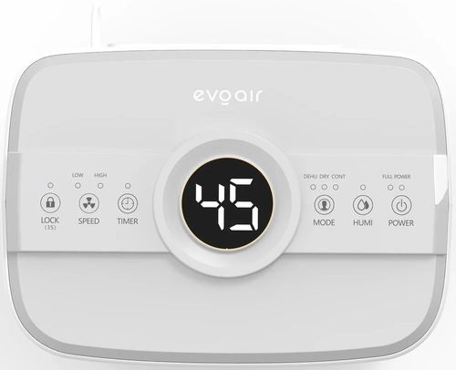 купить Осушитель воздуха EvoAir Dryora 12, 12 л/24 ч, датчик влажности, непрерывное осушение, сушилка для одежды, в Кишинёве 