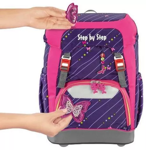 купить Детский рюкзак Step by Step 129672 Shiny Butterf GRADE в Кишинёве 