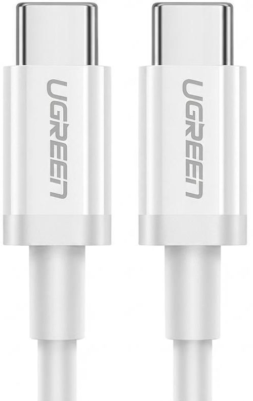 cumpără Cablu telefon mobil Ugreen 60520 Cable Type-C 2.0 to Type-C 2.0 5A 60W 2m, White, US300 în Chișinău 
