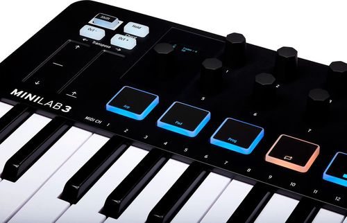 купить MIDI-клавиатура Arturia MiniLab 3 Black в Кишинёве 