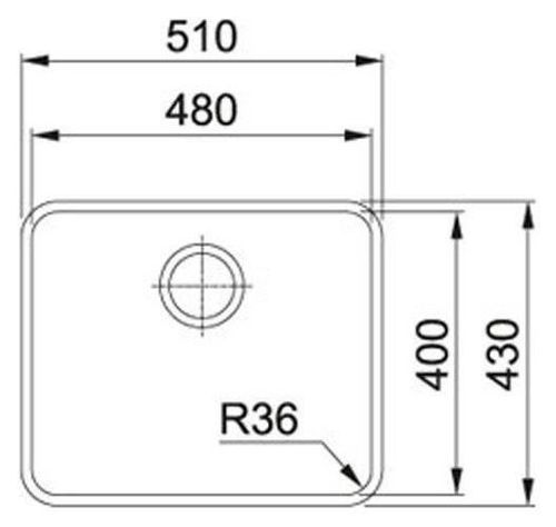 купить Мойка кухонная Franke 122.0204.649 ANX 110-48 в Кишинёве 