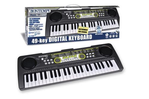 купить Музыкальная игрушка Bontempi 154970 Цифровой синтезатор с 49 клавишами размера MIDI в Кишинёве 