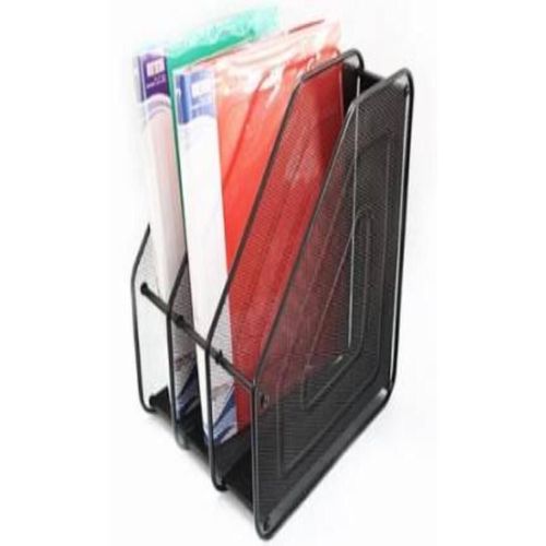 cumpără Suport pentru documente New World 3003-3 Black, set de suporturi verticale, 3 sectii, din metal, tip plasa negru în Chișinău 