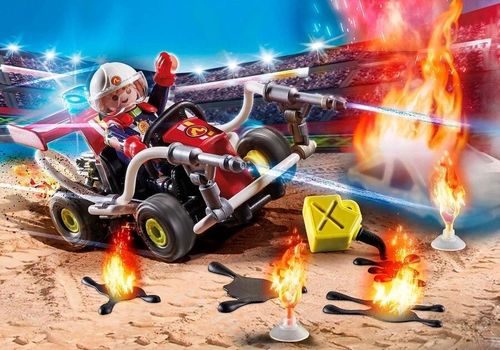 cumpără Mașină Playmobil PM70554 Stunt Show Fire Quad în Chișinău 