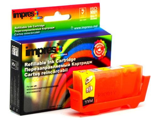 купить Impreso IMP-DS-CC426Y Yellow Refillable Canon iP4840/4940/ MG5140/5240/ 5340/6140/ 6240/8140/ 8240/MX714/ 884/894/ iX6540, w/chip (10ml) (cartus/картридж) в Кишинёве 