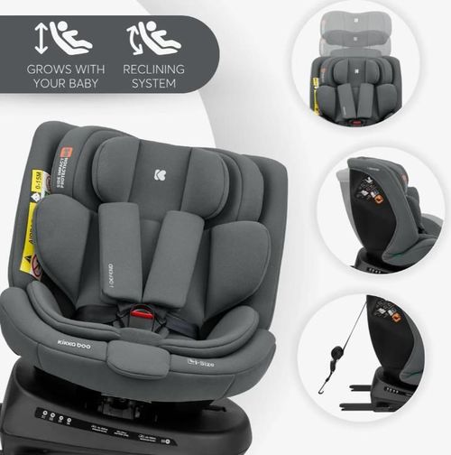 cumpără Scaun auto Kikka Boo 31002100108 i-Defend Grey i-Size, 40-150 cm în Chișinău 