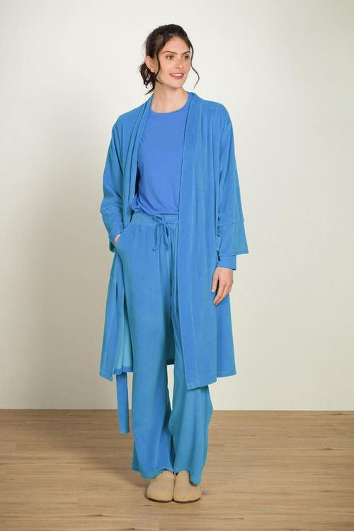 купить Домашний текстиль Pip Studio 51.510.980 Naomi Kimono Velvet Blue L Blue в Кишинёве 