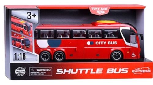 купить Машина Wenyi WY1107B 1:16 Autobuz inerțial Urban (lumină/sunet) в Кишинёве 