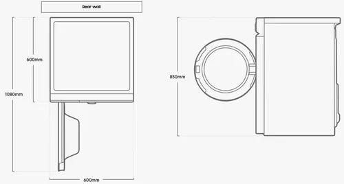 cumpără Mașină de spălat frontală Samsung WW11BB944DGMS7 în Chișinău 