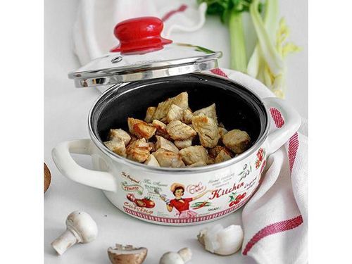 cumpără Cratiță Metalac 51701 эмалированная Kitchen 24cm, 5l, крышка стекло în Chișinău 