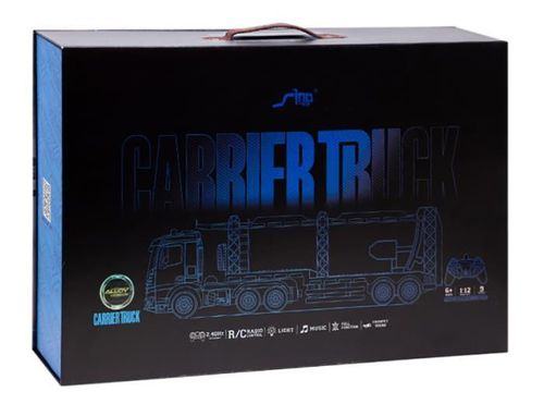 cumpără Jucărie cu telecomandă New World HJ8006-2 Masina-transportator cu T/C si acum, 1:12, 572113 în Chișinău 