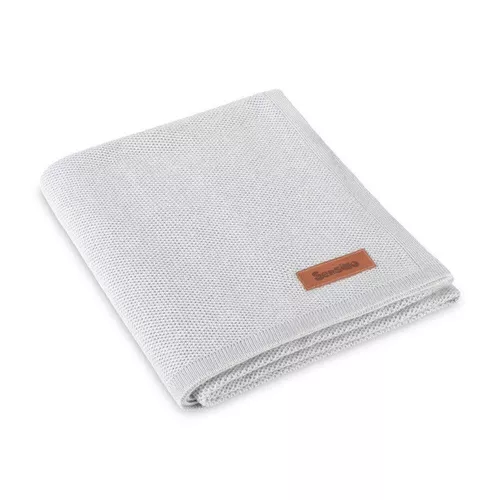 cumpără Lenjerie de pat pentru copii Sensillo 43443 Плед Bamboo 80x100 Silver în Chișinău 