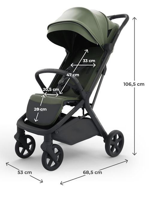 cumpără Сărucior pentru copii KinderKraft KSNUBI03GRE0000 Nubi 3 Mystic Green în Chișinău 