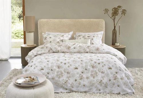 купить Постельное белье Riviera Maison 330285 Flowing Flowers 140x200/220 Sand в Кишинёве 