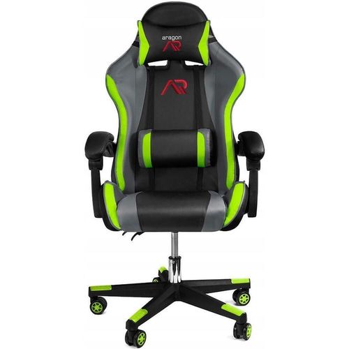 cumpără Fotoliu de birou Jumi ARAGON (gri/negru/verde) în Chișinău 