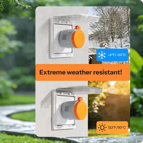 купить Розетка электрическая Sonoff Matter Over W-iFi Smart Plug S61s Outdoor 16A S61STPF-PM-O в Кишинёве 