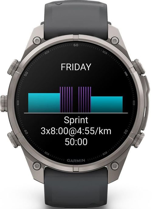 cumpără Ceas inteligent Garmin Fenix 9 Pro, 47mm, inReach,Ti w/Gpt/Bk bnd (010-04336-21) în Chișinău 