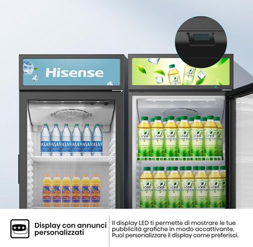 купить Холодильная витрина Hisense CPC381N7ABD в Кишинёве 