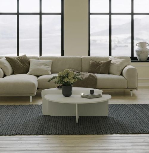 купить Журнальный столик Trendy Podium, alb 90x35x60cm в Кишинёве 