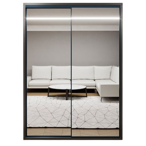 cumpără Dulap Bayro Parma 1600x2250x600 антрацит, купе în Chișinău 