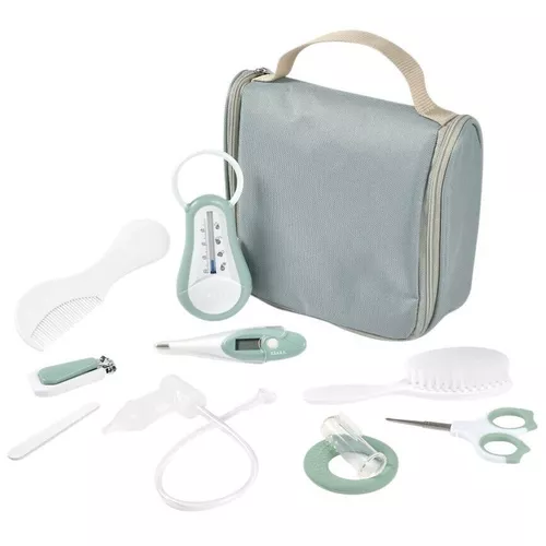 купить Набор для ухода за малышом Beaba B920425 Set de ingrijire 10 piese Sage Green в Кишинёве 