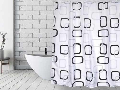 cumpără Perdea de duș MSV 40489 180x200cm квадраты în Chișinău 
