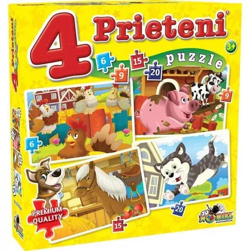 купить Головоломка Noriel NOR2464 Puzzle 4 prieteni mici (6.9.15.20 piese) в Кишинёве 