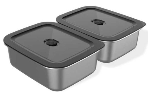 cumpără Container alimentare Weber W3400260 Tava Prep Containers din inox, 2buc în Chișinău 
