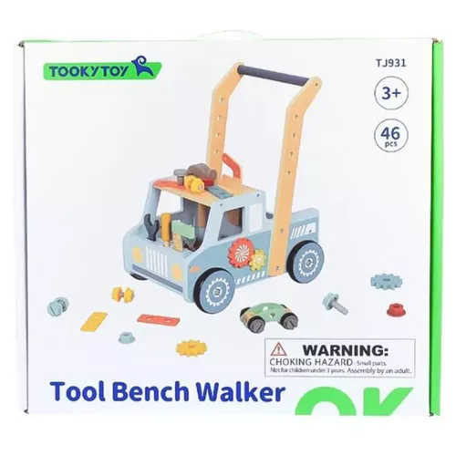 купить Игрушка Tooky Toy TJ931 Suport din lemn pentru scule Camionul, 61964 в Кишинёве 