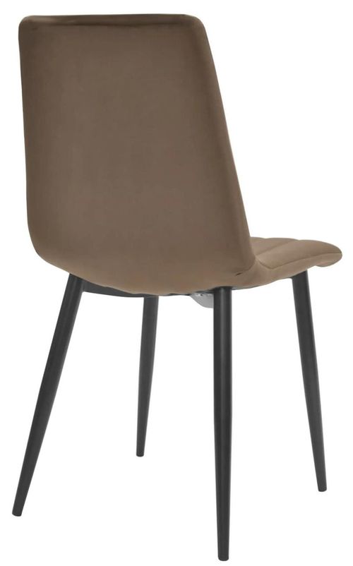 купить Стул Deco DC-90P N49 Catifea-Brown+Black Legs в Кишинёве 