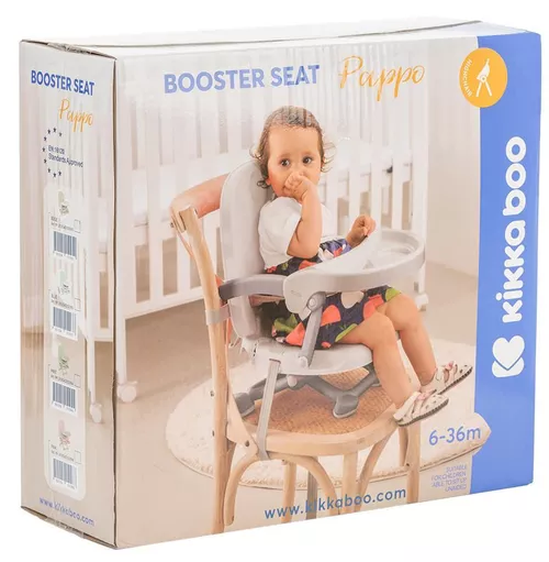 cumpără Scaun de masă Kikka Boo 31004010147 Scaun de masa-inaltator Pappo Grey în Chișinău 