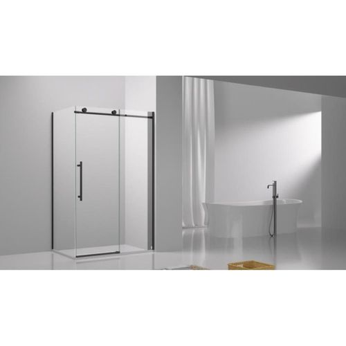 cumpără Cabină de duș miscellaneous SYSP 90x200 MATTE BLACK 8mm (lateral) în Chișinău 