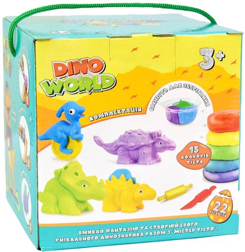 cumpără Set de creație Strateg 57994 Dino World, Мистер тесто, 22buc în Chișinău 