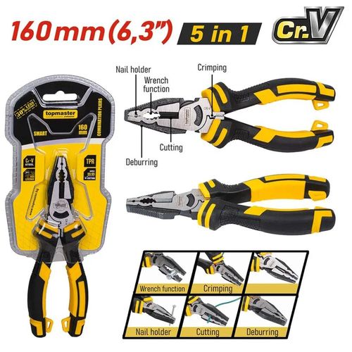 cumpără Clește Topmaster 210184 Clește combinat SMART 160mm în Chișinău 