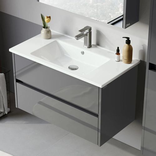 cumpără Dulap pentru lavoar Orka Arno 100 Grey în Chișinău 