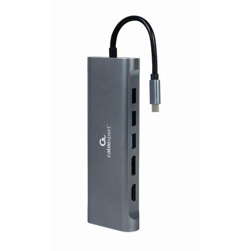 купить Переходник для IT Gembird A-CM-COMBO8-01, USB Type-C 8-in-1 multi-port в Кишинёве 