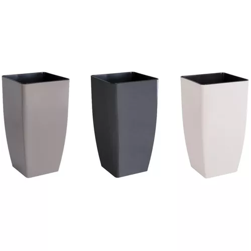 cumpără Ghiveci pentru flori Aleana 115037 Ghiveci de flori Cvadro 22*22*41.5 cm în Chișinău 