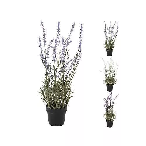 cumpără Plantă artificială Promstore 49442 Floare artificiala Lavanda 46cm, ghiveci din plastic în Chișinău 