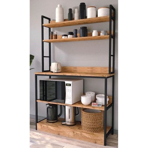 cumpără Etajeră Nex Home Multi etajat, p/u bucatorie, 101x36 160 cm, Stejar (28-05-02) în Chișinău 