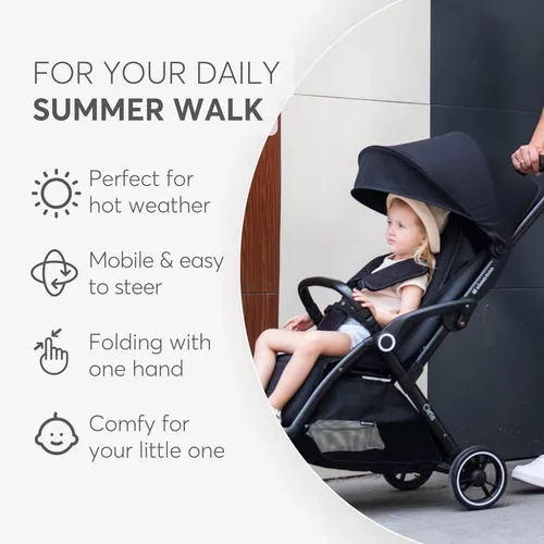 купить Детская коляска Kikka Boo 31001030152 Ciela Black в Кишинёве 