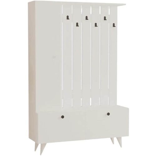 cumpără Mobilă pentru antreu Trendy Lala, Alb, 112x170x35cm (GTR005930) în Chișinău 