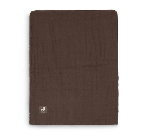 купить Детское постельное белье Jollein 523-557-66043 Paturica Wrinkled Cotton Chestnut, 120x120cm в Кишинёве 