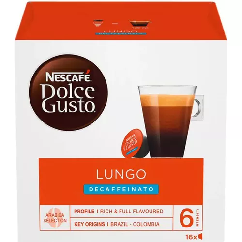 купить Кофе Nescafe Dolce Gusto Lungo Decaffeinato 112г (16 капсул) в Кишинёве 
