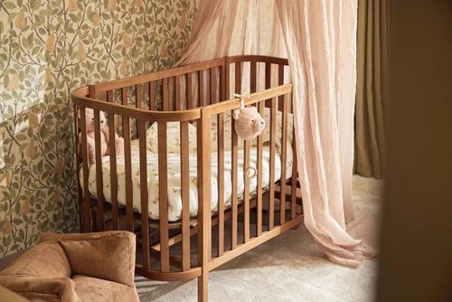 купить Кроватка Jollein 002-001-67099 Voal baldachin Vintage Wild Rose, 155 cm в Кишинёве 