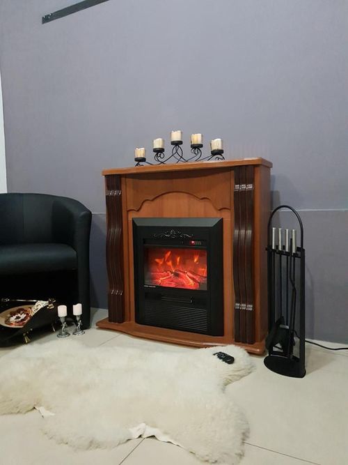 cumpără Șemineu electric ArtFlame Clasic & Cristina, 883x950x300 mm, Nuc inchis în Chișinău 