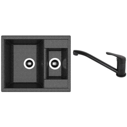 купить Мойка кухонная со смесителем Dr.Gans Astra 620K + SanDonna F 1066 negru в Кишинёве 