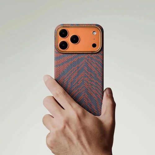 купить Чехол для смартфона Pitaka iPhone 17 Pro Breath of Veins Edge (Burning Orange-01) (BV1701P) в Кишинёве 