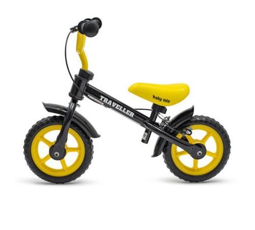 купить Велосипед Baby Mix 56305 беговел с тормозом Traveller чёрный в Кишинёве 